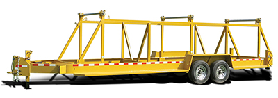 New American Eagle ICD Drop-On Cable Utility Reel Trailer at Papé DitchWitch West