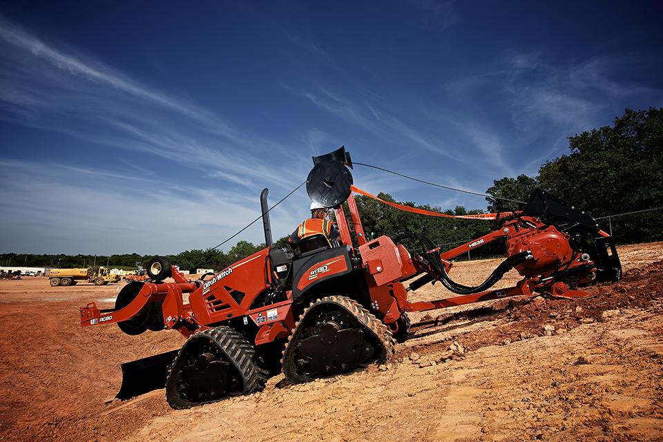 New Ditch Witch RT80 Quad Ride-On Trencher at Papé DitchWitch West