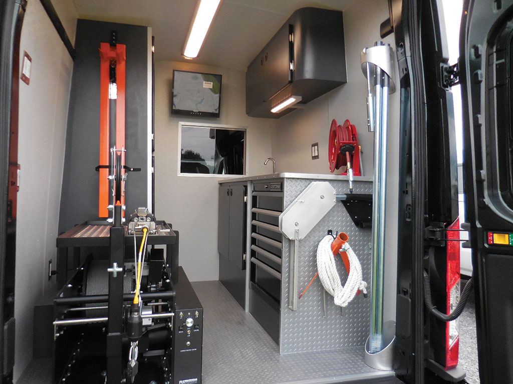 New Subsite Electronics Transit Van Custom Inspection Vehicles at Papé DitchWitch West