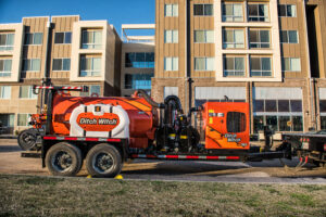 Vacuum Excavation Trailer used for utility locating, potholing, and underground utility work